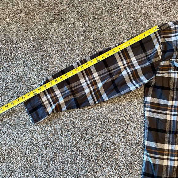 Jachs Men's Brawny Heavy Flannel Shirt Jacket Plaid Cotton Size XLT - Picture 8 of 8